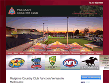 Tablet Screenshot of mulgravecc.com.au